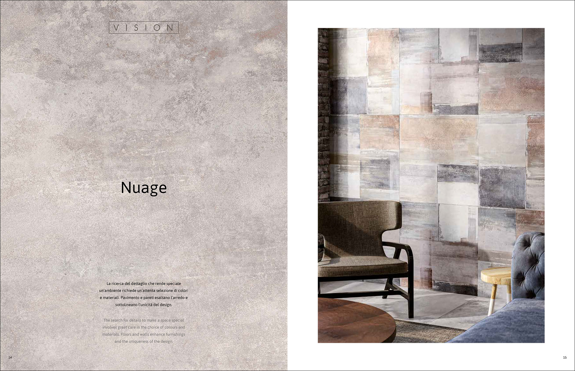 Hipix portfolio print adv Catalogo Vision Ceramica Naxos Fincibec Group immagine 3
