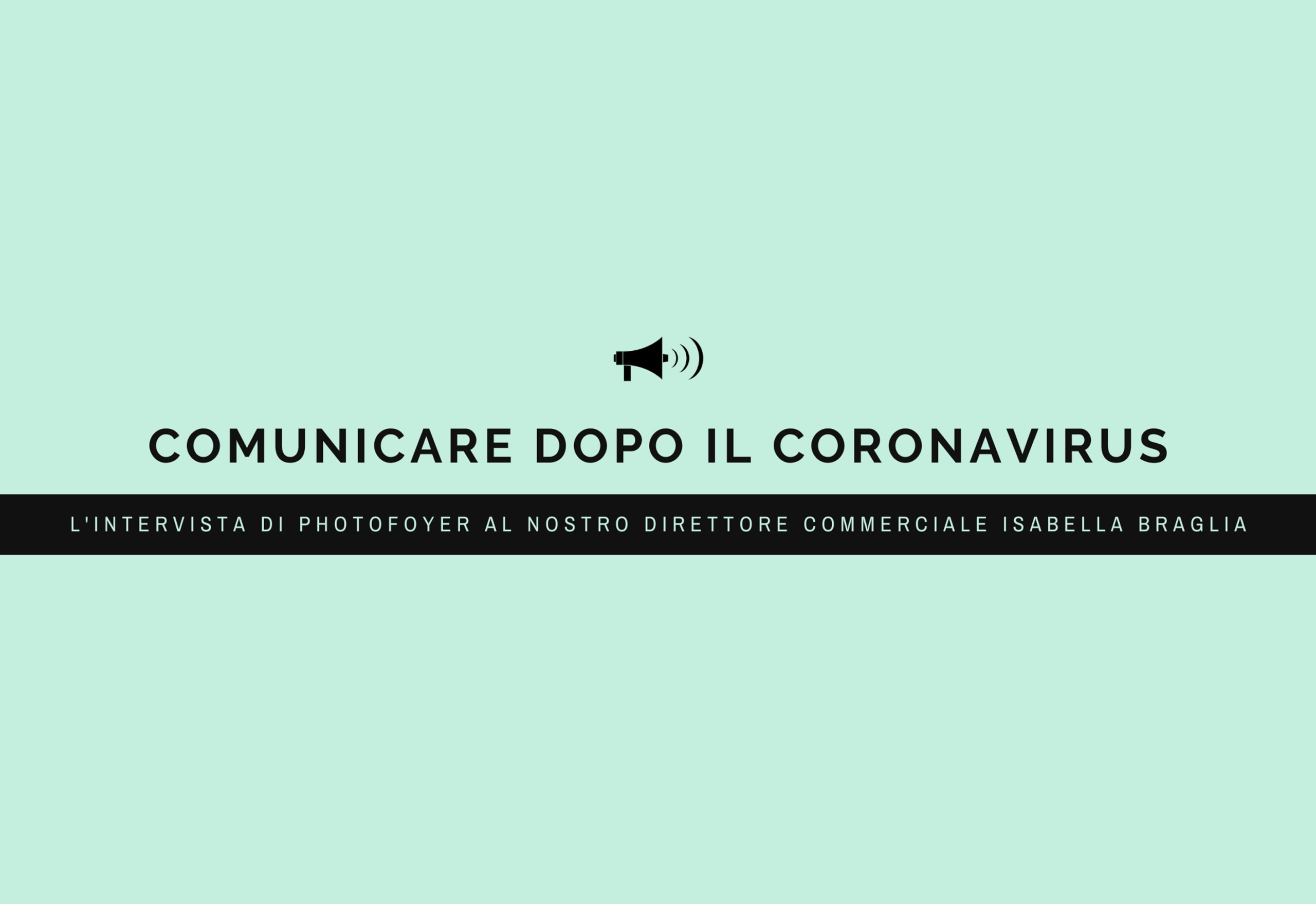Comunicare dopo il coronavirus